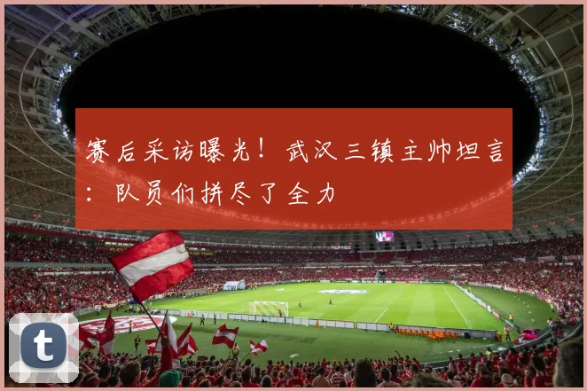 赛后采访曝光!武汉三镇主帅坦言:队员们拼尽了全力
